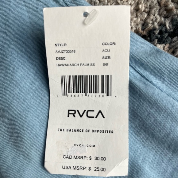 NWT RVCA women’s tshirt - Picture 3 of 5